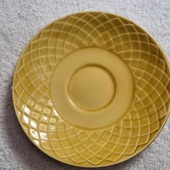 Gold Medallion Enoch Wedgwood Tunstall Tea Cup Saucer Set Of 4 GUC - Picture 4 of 12